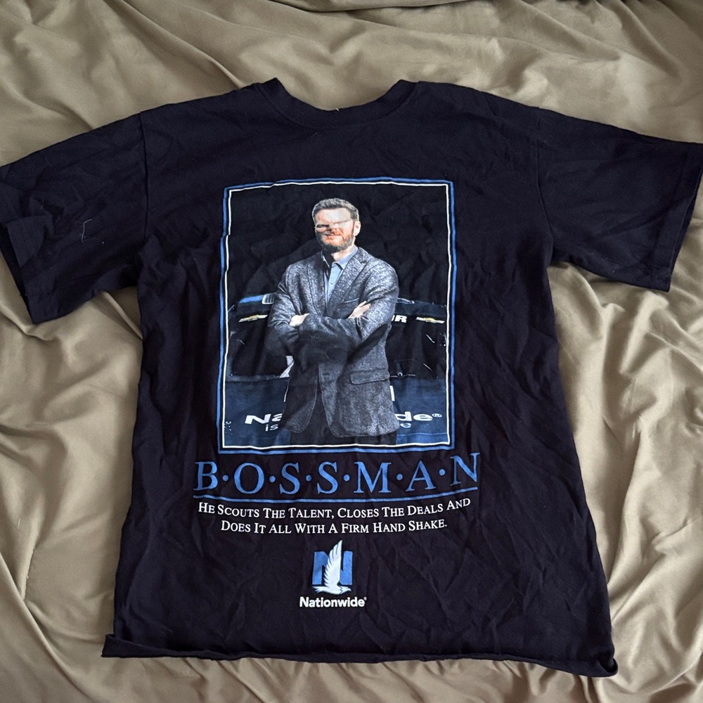 Bossman Graphic Tee - Navy